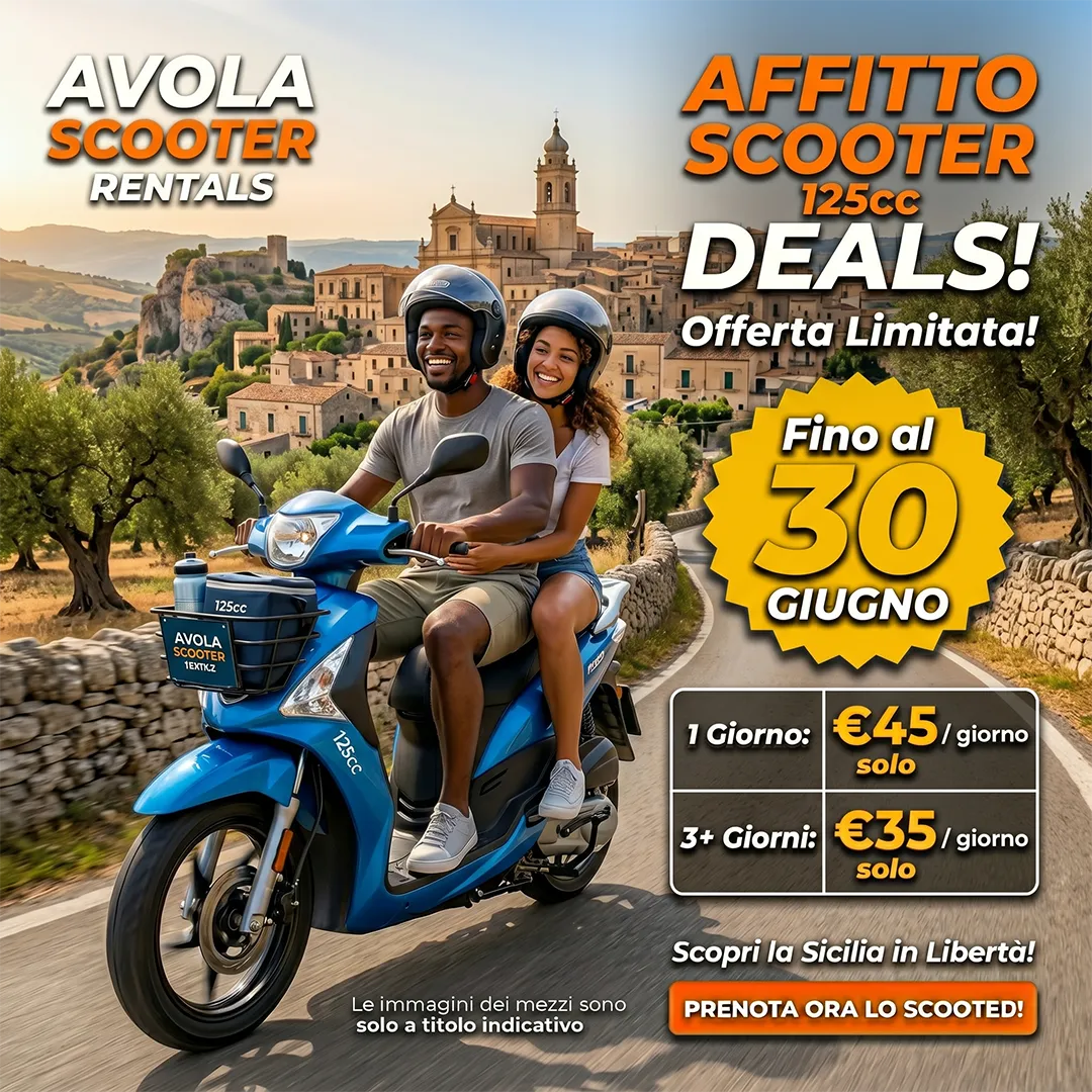 Scooter 125 rental affitto scooter promozione - Avola